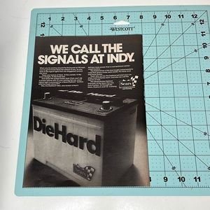 Die Hard Sears Battery Original Print Ad Advertisement Wall Art Decor